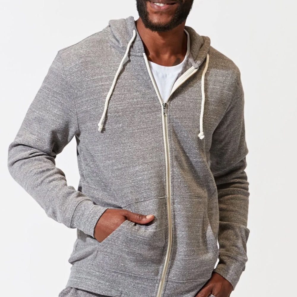 *Last Chance* NWOT | Threads 4 Thought Triblend Zip Fleece Hoodie | xl - Picture 4 of 6
